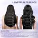 Halo Hair Extensions 16 Natural Black | Real Human Hair Invisible Wire Hairpiece for Women - Buy Online on GoSupps.com