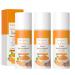 YOENBG West Month 3-Pack Hydrating Vitamin C Turmeric Face and Neck Toners