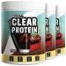 Clear protein vegan 1080g cola - incredibly delicious & refreshing protein drink - vegan clear whey protein/iso clear alternative with high -quality peashydrolysate - 56% protein cola 360 g (3 Pack)