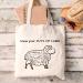 XYANFA Cuts of Lamb Knitting Tote Bag - Perfect Gift for Knitters and Sheep Lovers - Buy Online on GoSupps.com