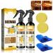 Natural Micro-Molecularized Beeswax Spray Beeswax Spray Furniture Polish And Cleaner Molecularized Beeswax Wood Cleaner Spray Furniture Polish Spray (2PCS)