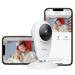 GNCC 1080P Baby Monitor for Newborn Smart Indoor Camera with Night Vision Crying/Motion/Sound Detection Real-Time Alerts Two-Way Audio Remote Control Works with Alexa SD&Cloud Storage C1 C1pro