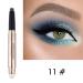 Wismee Dark Green Shimmer Eyeshadow Stick - Eye Brightener Cream Pencil for Makeup, Cosmetics Gift for Women - Christmas Birthday - Buy Online on GoSupps.com