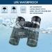 200x25 Compact Binoculars for Adults and Kids  High Powered Mini Pocket Binoculars  Waterproof Small Binoculars for Bird Watching  Hunting  Traveling  Sightseeing  Concert  Theater  Opera Blue Green - Buy Online on GoSupps.com