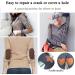 Beaulegan 4 PCS Black Iron-on Velvet Repair Patches for Elbow and Knee - Buy Online on GoSupps.com