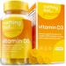 * Vitamin D3 Gummies for Adults 4000 IU - Vitamin D for Calcium Absorption Supports Immune System Bone & Mood Vitamin D Gummies Supplement Vegan Chewable Vitamin D 60 Gummies