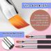 TEOYALL Nail Art Brushes Set - 6 Double Ended Design Tools for Builder Gel Painting, Liner Brushes & Dotting Pens - Buy Online on GoSupps.com