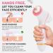 Electric Facial Cleansing Brush - 3 in 1 Waterproof Rechargeable Scrubber for All Skin Types - Exfoliating & Cleansing with 3 Brush Heads (Pink - Buy Online on GoSupps.com