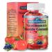 NAD Supplement Gummies Sugar-Free, NAD Nicotinamide Riboside Resveratrol 900mg w. Quercetin, Collagen Biotin & Vitamin, High Potency NAD Resveratrol Supplements for Anti Aging, Energy, Focus Strawberry 60 Count (Pack of 1)