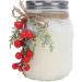 Handmade Frosting Covered Jar Candle - 18oz Soy Wax | Warm Ambiance & 10 Hours Burn Time | Perfect for Xmas Decoration - Buy Online on GoSupps.com