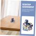 PLAFOPE House Ornaments Crystal Cluster Gem Ornament Decor for Table Crystal Decoration Unique Crystal Cluster Energy Colorful 4.00X3.00X3.00CM - Buy Online on GoSupps.com