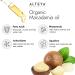 Buy Altenya Bio Macadamia Oil 100ml - 100% Natural USDA-Certified Cold-Pressed Carrier Oil for Premium Skin Care & Moisturizing Benefits - Buy Online on GoSupps.com