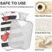 Naanle Stripes Cherry Berry Hot Water Bottle 1L - Transparent Cover for Pain Relief & Warmth | Ideal Hand & Feet Warmer - Buy Online on GoSupps.com