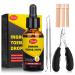 Pjordo Ingrown Toenail Treatment - 30ml/1oz Ingrown Toenail Drops Ingrown Toenail Pain Reliever Toenail Softener Ingrown Toenail Removal Kit with 3 Gel Toe Tubes, Nail Clipper, Toenail File Lifter