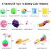 Wefine 20 Pcs Cat Toys Kitten Toys for Indoor Cats Cat Tunnel Interactive Feather Teaser Wand Ball Toy Set for Kitty and Cats - Buy Online on GoSupps.com