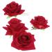 3pcs Rose Hair Accessories Set | U-shaped Hair Stick Side Comb & Tie for Women & Girls | Perfect for Any Occasion - Buy Online on GoSupps.com