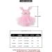 Girls Pink Dance Tutu Dress | Ruffle Sleeve Ballet Leotard (6-8 Years) - Buy Online on GoSupps.com