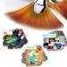 Amagic Fan Brush Set - Set of 6 Artist Soft Anti-Shedding Nylon Hair Paint Brushes for Acrylic, Watercolor, Oil Painting - Long Wood Handle with Storage Case - Buy Online on GoSupps.com