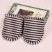 Keenso Reisen Foldable Slippers - Portable Reusable Soft Cotton Slipproof Indoor Travel Slippers for Women - Brown Stripes - Buy Online on GoSupps.com