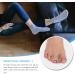 Soft Nylon Toe Separator for All-Day Relief | Inflamed Foot Protection Set for Men & Women - Inpay - Buy Online on GoSupps.com