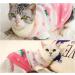 Shop Hillylolly Winter Pullover Cat Sweater Warm & Stylish Knitting Clothing for Cats Pink Strawberry Design - Buy Online on GoSupps.com