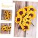 STOBAZA 2pcs 2 Sunflower Paper Wedding Bouquet Ramo De Flores Artificiales Fake DIY Ornament Box - Buy Online on GoSupps.com