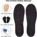 Dr.Foot Arch Support Insoles - Relief from Plantar Fasciitis, Metatarsal and Heel Pain - Shock Absorption for Men and Women - Red & Black Large - Buy Online on GoSupps.com