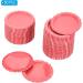 PATIKIL 1 Inch Flat Decorative Bottle Caps 50 Pack Craft Bottle Pendant Trays Double Sides Printed for DIY Pendants Craft Scrapbooks Dark Pink - Buy Online on GoSupps.com