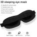 Relax Melodies Blackout Eye Mask 2 Pack - Adjustable 3D Contoured Cotton Sleeping Mask for Men and Women - Ideal for Travel - Purple & Black - Buy Online on GoSupps.com