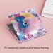 Sicpfuj Cute Travel Compact Mirror Mini PU Leather 1X/2X Magnifying Makeup Mirror - Blue | Perfect Gift for Girlfriend or Best Friend - Buy Online on GoSupps.com