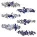Hair Barrettes for Women  Anezus 6 Pcs Crystal Rhinestones Hair Barrettes Fancy Vintage Spring French Hair Clips for Women Girls Hair Styling Tools Accessories
