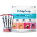 DripDrop Zero Sugar Plus - Sugar Free Hydration Packets - Single Serve Electrolytes Powder Drink Mix - Strawberry Kiwi Peach Cherry Limeade Wild Berry - Non-GMO Gluten Free Vegan - 16 Sticks Strawberry Kiwi Peach Che