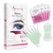 Beauty7 Wax Strips for Face Eyebrow Shaper Pre-cut 24pcs Waxing Strips with 4pcs Cleaner Oil Wipes Cold Wax Strips Facial Hair Removal for eyebrow