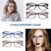 JAWSOCK 4 Pack Blue Light Blocking Reading Glasses for Women 1.25 - Anti Glare Computer Readers with UV Protection - Fashionable Ladies Spring Hinge Eyeglasses - Buy Online on GoSupps.com