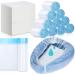 600 Pcs Commode Liners with Absorbent Pads, Disposable Bedside Commode Liners Leak Proof Portable Toilet Bags Potty Chair Liners Commode Poop Bags with Liners for Elder Commode Chairs Buckets Seat