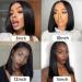 12 Inch Short Bob Brazilian Virgin Human Hair Wig | HD Transparent Lace Closure | Pre-Plucked with Baby Hair | 150% Density | Natural Black for Black Women - Buy Online on GoSupps.com
