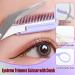 2PCS Upgraded Eyebrow Trimmer Scissor 2 in 1 Eyebrow Scissors with Comb Curved Eyebrow Comb Trimmer Non-Slip Stainless Steel Eyebrow Trimming Scissors Facial Hair Removal Trimmer (A) - Buy Online on GoSupps.com
