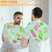 Summer Flamingo Beard Bib Apron - Waterproof Hair Catcher for Men | Non-Stick Grooming Cape & Suction Cups | Perfect Gifts for Men - Buy Online on GoSupps.com