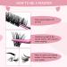 Adore D-12mm Individual Lash Clusters - 72 Pcs | DIY Eyelash Extensions | Thin Band for Easy Home Application - Buy Online on GoSupps.com