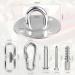 Realbrite Punching Bag Bracket - Stainless Steel Ceiling Hooks for 450kg Bags | Durable & Bomb-Resistant | 2-Piece 180 Ceiling Attachment - Buy Online on GoSupps.com