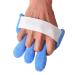 Finger Contracture Grips Cushion | Hand Grip Aids for Elderly Care | Anti-Stick Finger Separator & Elastic Band Support - Buy Online on GoSupps.com