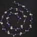 BERYUAN Women Girls Flower Pearls Wedding Hair Vine Blue Rhinestone Pearls Wedding Headpiece Silver Bridal Hair Vine Silver Wedding Hair Accessories for Wedding Women and Girls - Buy Online on GoSupps.com