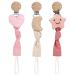 ALTcompluser 3 Pcs Dummy Clips BPA Free Soother Pacifier Chain Holder Clips Personalised Dummy Strap for Unisex Boys Girls Baby and Newborn (Pink)