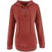 Women's Solid Color Hoodie - Long Sleeve Casual Drawstring Pullover in Orange (X-Large) - Buy Online on GoSupps.com
