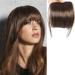 Bangs Hair Clip Clip in Bangs Synthetic Fake Blunt Hair Bangs Hair Extension Neat Front Fake Fringe Natural False Hairpiece for Women Bangs Clip in Hair (Color : 2-30 Size : 6inches) 6inches 2-30