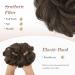 FESHFEN Messy Bun Scrunchie Synthetic Hair Extensions - Medium Ash Brown - Buy Online on GoSupps.com