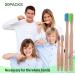 Apical Life Bamboo Toothbrush 20 Count - Biodegradable, Eco-Friendly, Organic Bamboo Charcoal, BPA Free, Medium Soft Bristles for Adults and Kids - Buy Online on GoSupps.com