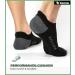 KEECOW Performance Comfort Cushion No Show Ankle Socks for Men & Women - Blister Resist Athletic Tab Short Socks - Medium Black (6 Pairs) - Buy Online on GoSupps.com