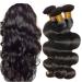 FBHAIR IFLY 8A Grade Virgin Brazilian Body Wave Hair 3 Bundles 100% Unprocessed Human Weave Weft 22'' 24'' 26'' (22 24 26inch)
