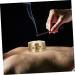 Homsfou Moxibustion Box - Copper Moxibustion Burner & Canister for Healing | International Shipping Available - Buy Online on GoSupps.com